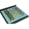 Шахматный набор "Греческая Мифология" патиновая доска 36x36 см, фигуры бронза-патина