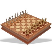 Шахматы "Король Артур — Камелот" Italfama доска 42x42 см.
