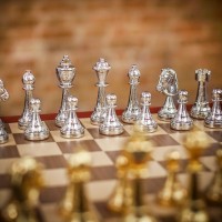 Шахматы турнирные "Стаунтон" Italfama доска 33x33 см.