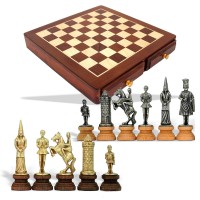 Шахматы "Король Артур — Камелот" Italfama доска 46x46 см. Шахматы "Король Артур — Камелот" Italfama доска 46x46 см.