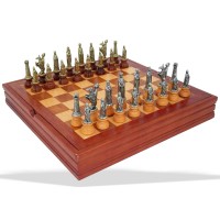 Шахматы "Средневековье — MEDIEVAL" Italfama доска 37x37 см.