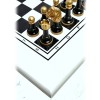 Шахматы "Black and White Стаунтон №3" Italfama доска белая 40x40 см. Шахматы "Black and White Стаунтон №3" Italfama доска белая 40x40 см.