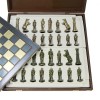 Шахматный набор "Великая Отечественная Война 1941-1945 г." металлическая доска 38x38 см, фигуры бронза-антик